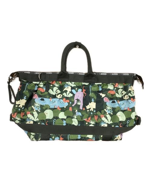 LeSportsac（レスポートサック）LeSportsac (レスポートサック) 2WAYバッグ グリーンの古着・服飾アイテム