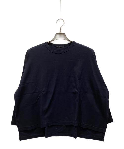 mizuiro-ind（ミズイロインド）mizuiro-ind (ミズイロインド) 長袖カットソー ネイビー サイズ:表記なしの古着・服飾アイテム
