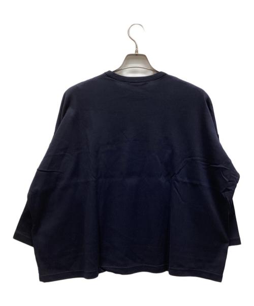 mizuiro-ind（ミズイロインド）mizuiro-ind (ミズイロインド) 長袖カットソー ネイビー サイズ:表記なしの古着・服飾アイテム