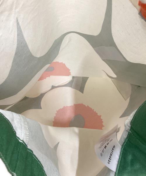 marimekko（マリメッコ）marimekko (マリメッコ) unikko トートバッグ グリーンの古着・服飾アイテム