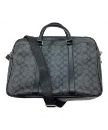 COACH（コーチ）の古着「ブリーフケース」｜グレー×ブラック