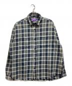 REmasterred-）の古着「長袖シャツ」｜ブルー×グレー