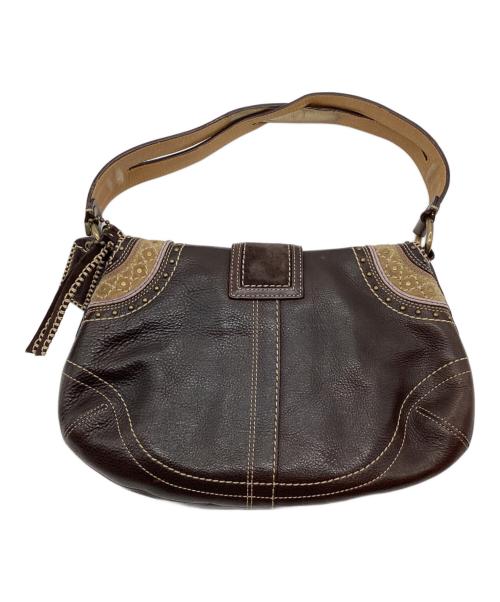 COACH（コーチ）COACH (コーチ) ワンショルダーバッグ ブラウンの古着・服飾アイテム