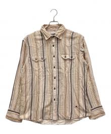 BURBERRY（バーバリー）の古着「長袖シャツ」｜ベージュ