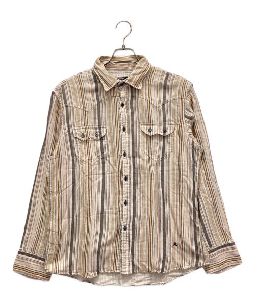 BURBERRY（バーバリー）BURBERRY (バーバリー) 長袖シャツ ベージュ サイズ:Lの古着・服飾アイテム