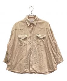 Wrangler×URBAN RESEARCH（ラングラー×アーバンリサーチ）の古着「ウエスタンシャツ」｜ベージュ