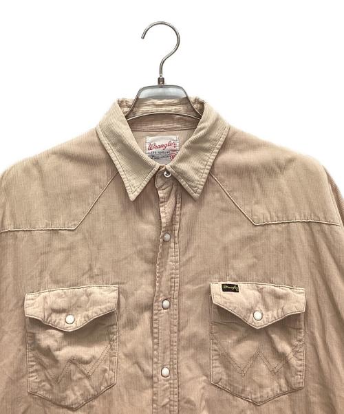 Wrangler（ラングラー）Wrangler (ラングラー) URBAN RESEARCH (アーバンリサーチ) ウエスタンシャツ ベージュ サイズ:表記なしの古着・服飾アイテム