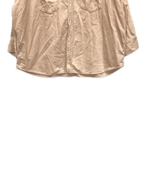 Wrangler（ラングラー）Wrangler (ラングラー) URBAN RESEARCH (アーバンリサーチ) ウエスタンシャツ ベージュ サイズ:表記なしの古着・服飾アイテム