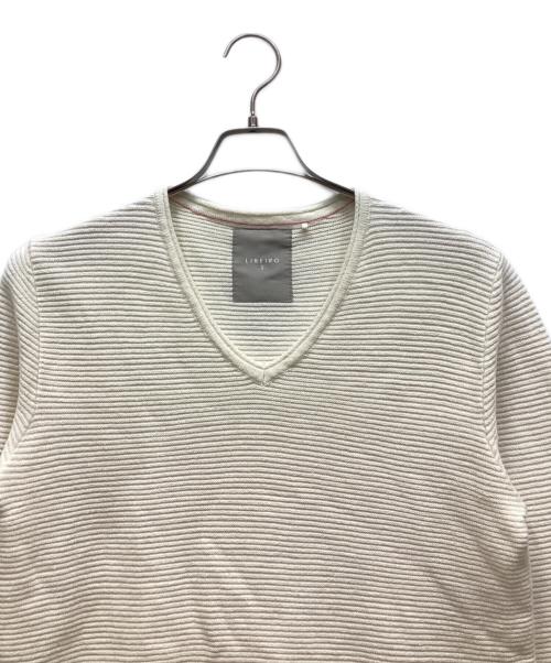 LIBEIRO（リベイロ）LIBEIRO (リベイロ) ニット クリームホワイト サイズ:Sの古着・服飾アイテム