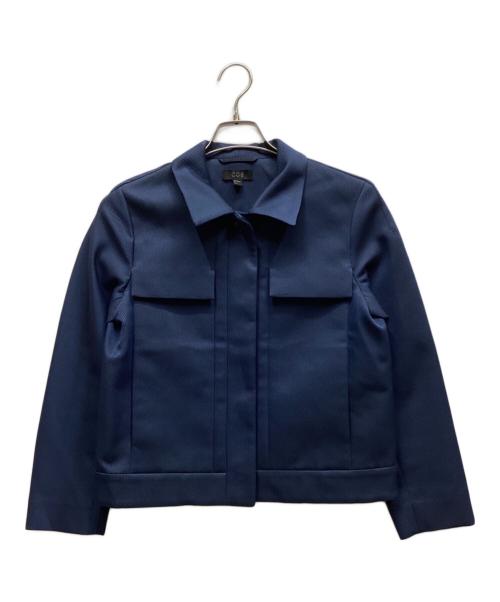 COS（コス）COS (コス) ショートジャケット ネイビー サイズ:EUR　36の古着・服飾アイテム