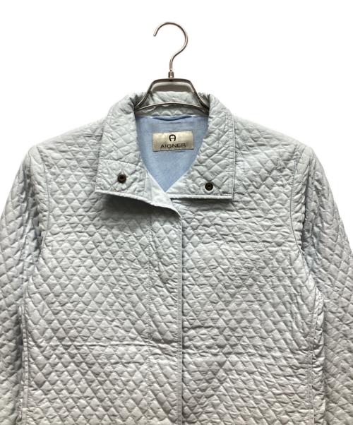 AIGNER（アイグナー）AIGNER (アイグナー) キルティングジャケット ライトブルー サイズ:38の古着・服飾アイテム