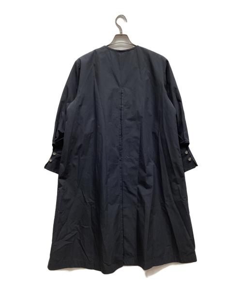 BEAMS HEART（ビームスハート）BEAMS HEART (ビームスハート) ノーカラーコート ネイビー サイズ:Mの古着・服飾アイテム