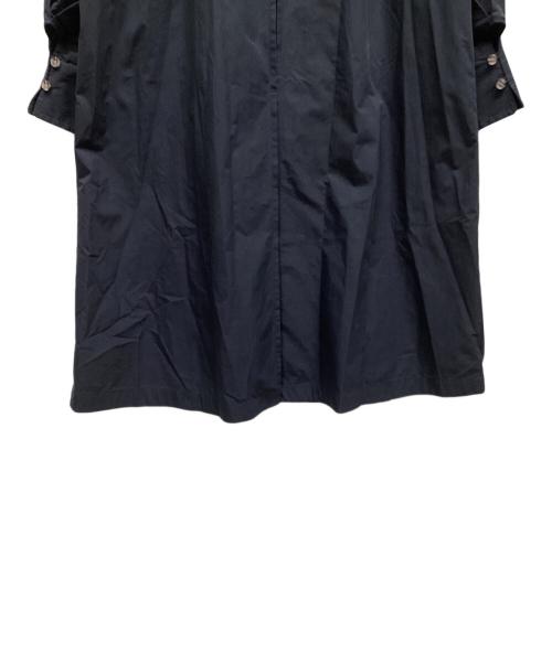 BEAMS HEART（ビームスハート）BEAMS HEART (ビームスハート) ノーカラーコート ネイビー サイズ:Mの古着・服飾アイテム