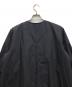 中古・古着 BEAMS HEART (ビームスハート) ノーカラーコート ネイビー サイズ:M：4000円