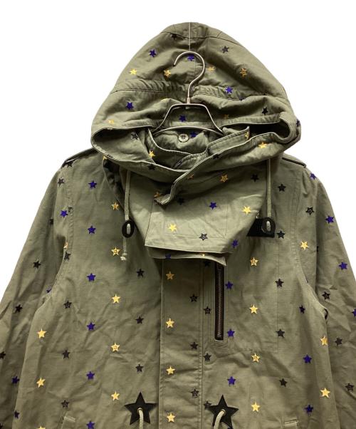 WORLD WIDE LOVE（ワールドワイドラブ）WORLD WIDE LOVE (ワールドワイドラブ) モッズコート オリーブ サイズ:1の古着・服飾アイテム