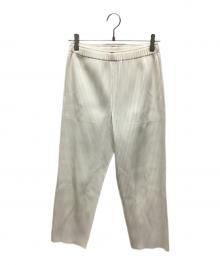 ISSEY MIYAKE me（イッセイ ミヤケ ミー）の古着「パンツ」｜ホワイト