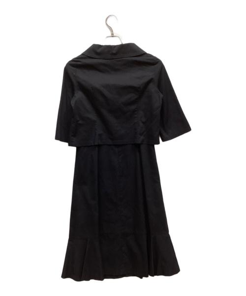 Jocomomola（ホコモモラ）Jocomomola (ホコモモラ) セットアップワンピース ブラック サイズ:40の古着・服飾アイテム