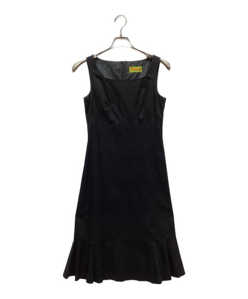 Jocomomola（ホコモモラ）Jocomomola (ホコモモラ) セットアップワンピース ブラック サイズ:40の古着・服飾アイテム