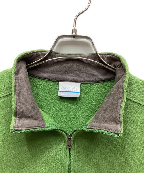 Columbia（コロンビア）Columbia (コロンビア) ハーフジップスウェット グリーン サイズ:XLの古着・服飾アイテム