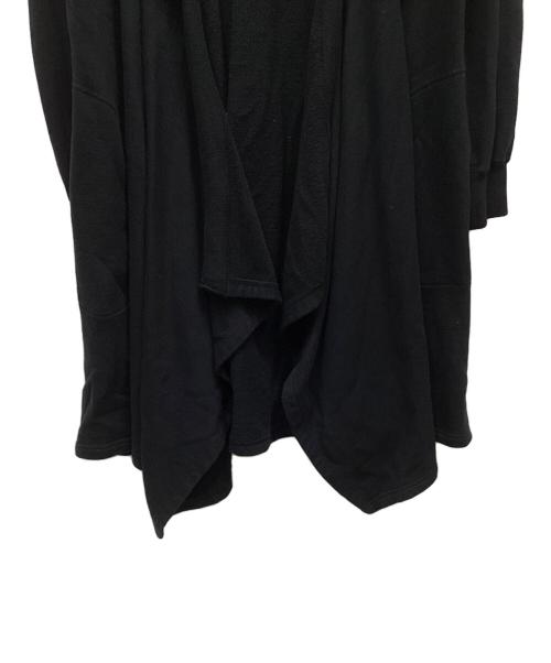 ZUCCA（ズッカ）ZUCCA (ズッカ) ロングスウェットパーカー ブラック サイズ:Mの古着・服飾アイテム