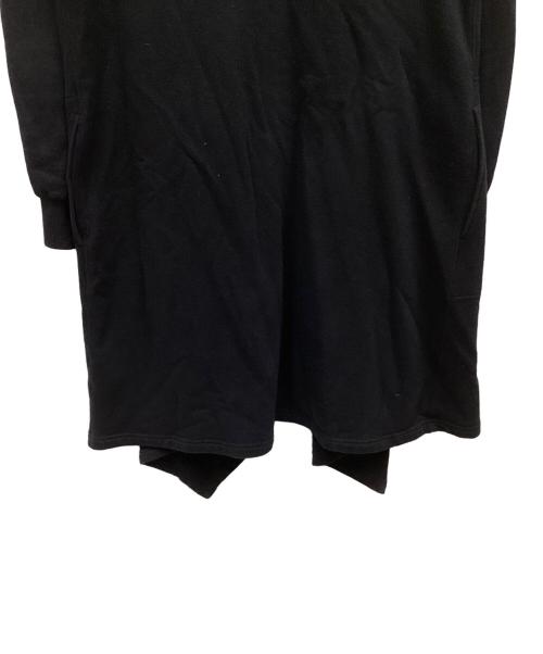 ZUCCA（ズッカ）ZUCCA (ズッカ) ロングスウェットパーカー ブラック サイズ:Mの古着・服飾アイテム