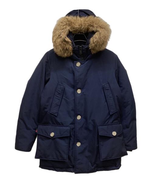 BEAMS（ビームス）BEAMS (ビームス) WOOLRICH (ウールリッチ) ダウンジャケット ネイビー サイズ:XSの古着・服飾アイテム