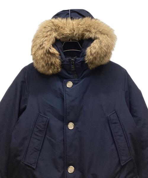 BEAMS（ビームス）BEAMS (ビームス) WOOLRICH (ウールリッチ) ダウンジャケット ネイビー サイズ:XSの古着・服飾アイテム