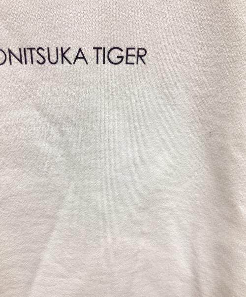 Onitsuka Tiger（オニツカタイガー）Onitsuka Tiger (オニツカタイガー) プルオーバーパーカー ベージュ サイズ:Mの古着・服飾アイテム