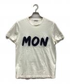 MONCLERモンクレール）の古着「半袖Tシャツ」｜ホワイト