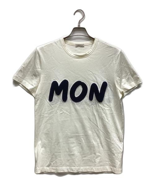 MONCLER（モンクレール）MONCLER (モンクレール) 半袖Tシャツ ホワイト サイズ:Mの古着・服飾アイテム