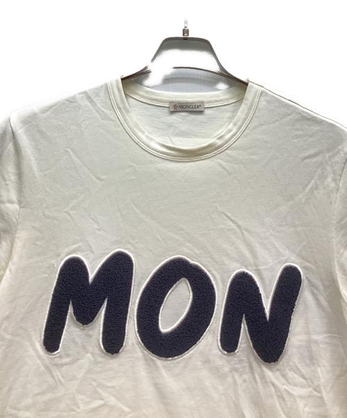 MONCLER（モンクレール）MONCLER (モンクレール) 半袖Tシャツ ホワイト サイズ:Mの古着・服飾アイテム