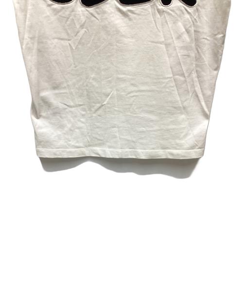 MONCLER（モンクレール）MONCLER (モンクレール) 半袖Tシャツ ホワイト サイズ:Mの古着・服飾アイテム