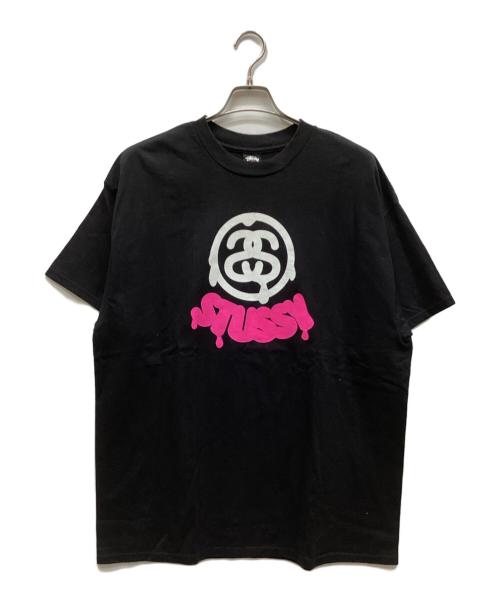 stussy（ステューシー）stussy (ステューシー) 半袖Tシャツ ブラック サイズ:XLの古着・服飾アイテム