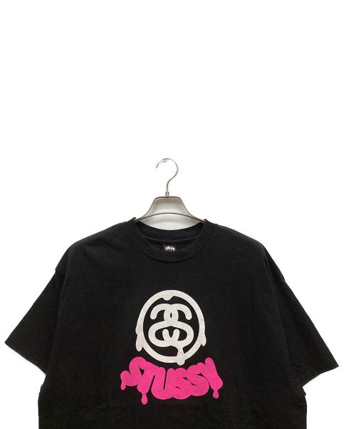 stussy（ステューシー）stussy (ステューシー) 半袖Tシャツ ブラック サイズ:XLの古着・服飾アイテム