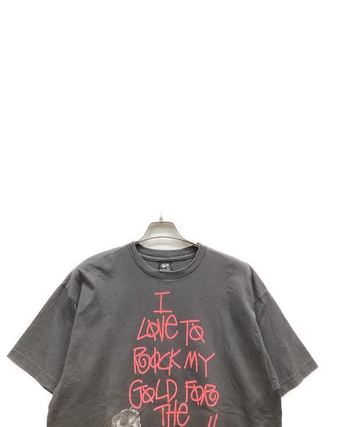 stussy（ステューシー）stussy (ステューシー) 半袖Tシャツ グレー サイズ:XLの古着・服飾アイテム
