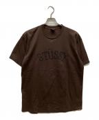 stussyステューシー）の古着「半袖Tシャツ」｜ブラウン