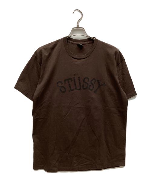 stussy（ステューシー）stussy (ステューシー) 半袖Tシャツ ブラウン サイズ:XLの古着・服飾アイテム
