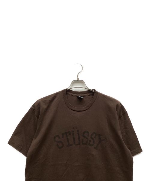 stussy（ステューシー）stussy (ステューシー) 半袖Tシャツ ブラウン サイズ:XLの古着・服飾アイテム
