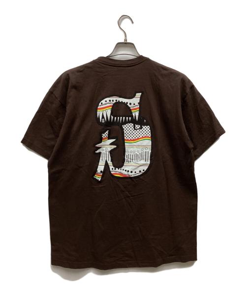 stussy（ステューシー）stussy (ステューシー) 半袖Tシャツ ブラウン サイズ:XLの古着・服飾アイテム