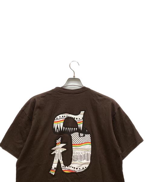 stussy（ステューシー）stussy (ステューシー) 半袖Tシャツ ブラウン サイズ:XLの古着・服飾アイテム