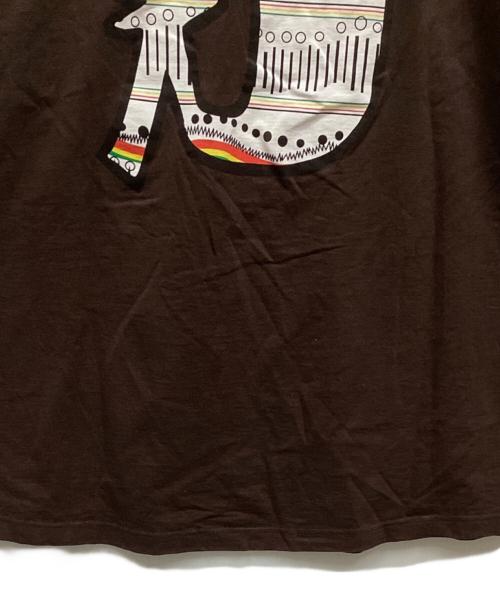 stussy（ステューシー）stussy (ステューシー) 半袖Tシャツ ブラウン サイズ:XLの古着・服飾アイテム