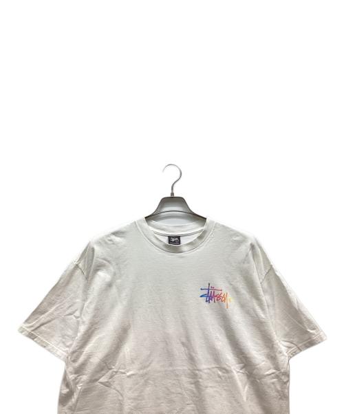 stussy（ステューシー）stussy (ステューシー) 半袖Tシャツ ホワイト サイズ:XLの古着・服飾アイテム