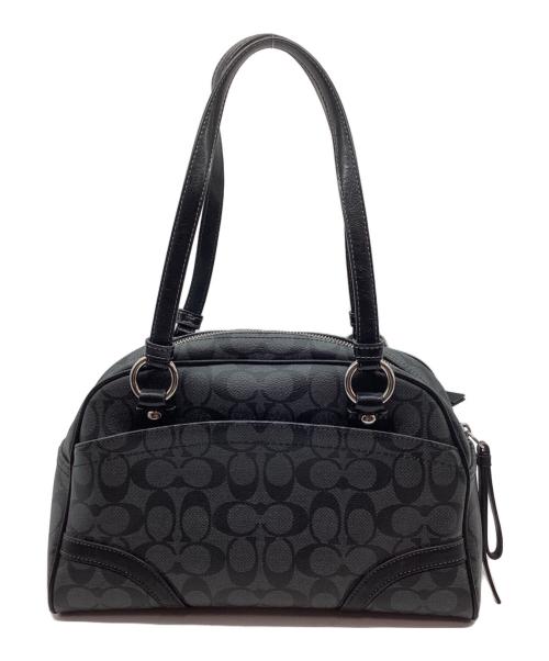 COACH（コーチ）COACH (コーチ) ヘリテージバッグ グレー×ブラックの古着・服飾アイテム
