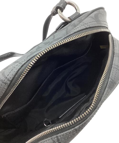 COACH（コーチ）COACH (コーチ) ヘリテージバッグ グレー×ブラックの古着・服飾アイテム