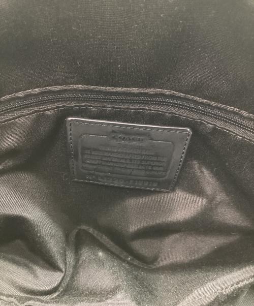 COACH（コーチ）COACH (コーチ) ヘリテージバッグ グレー×ブラックの古着・服飾アイテム