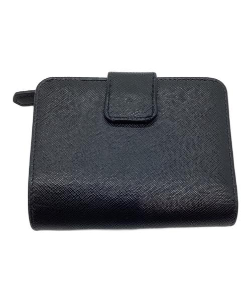 PRADA（プラダ）PRADA (プラダ) 2つ折り財布 ブラックの古着・服飾アイテム
