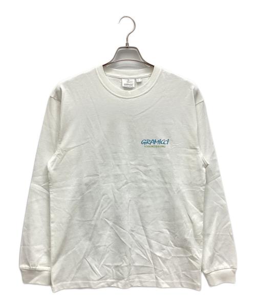 GRAMICCI（グラミチ）GRAMICCI (グラミチ) 長袖カットソー ホワイト サイズ:Mの古着・服飾アイテム