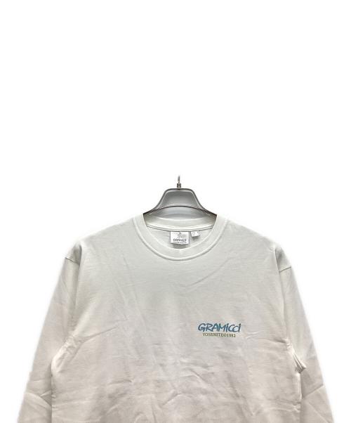GRAMICCI（グラミチ）GRAMICCI (グラミチ) 長袖カットソー ホワイト サイズ:Mの古着・服飾アイテム