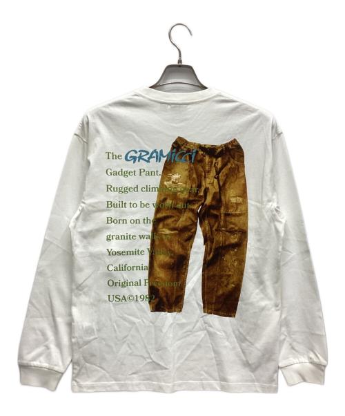 GRAMICCI（グラミチ）GRAMICCI (グラミチ) 長袖カットソー ホワイト サイズ:Mの古着・服飾アイテム