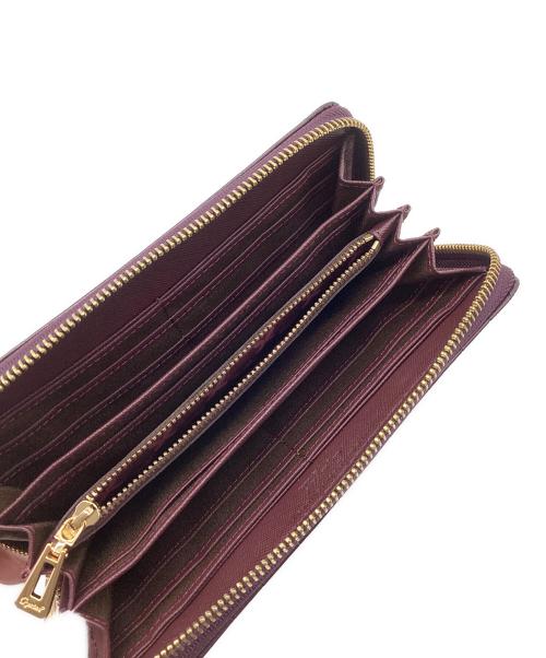 LEATHER JEWELS（レザージュエルズ）LEATHER JEWELS (レザージュエルズ) 長財布 パープルの古着・服飾アイテム